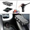 Ignition distributor, three independent igniter sockets, car 3.0 fast charging adapter, power 120 W, four USB interfaces, suitable for many electronic