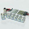 AmeCanJapan Cima F50 Светодиодная лампа в салон 3030SMD Схема постоянного тока Освещение салона Детали интерьера автомобиля Свет [Galaxy] Без полярности