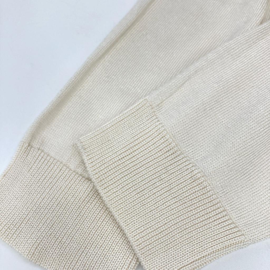 TOYOBOSHI AZUMI 13IT-MS0002 MAYUCA 100% Шелковый трикотажный топ топы 2 Слоновая костьБ/у