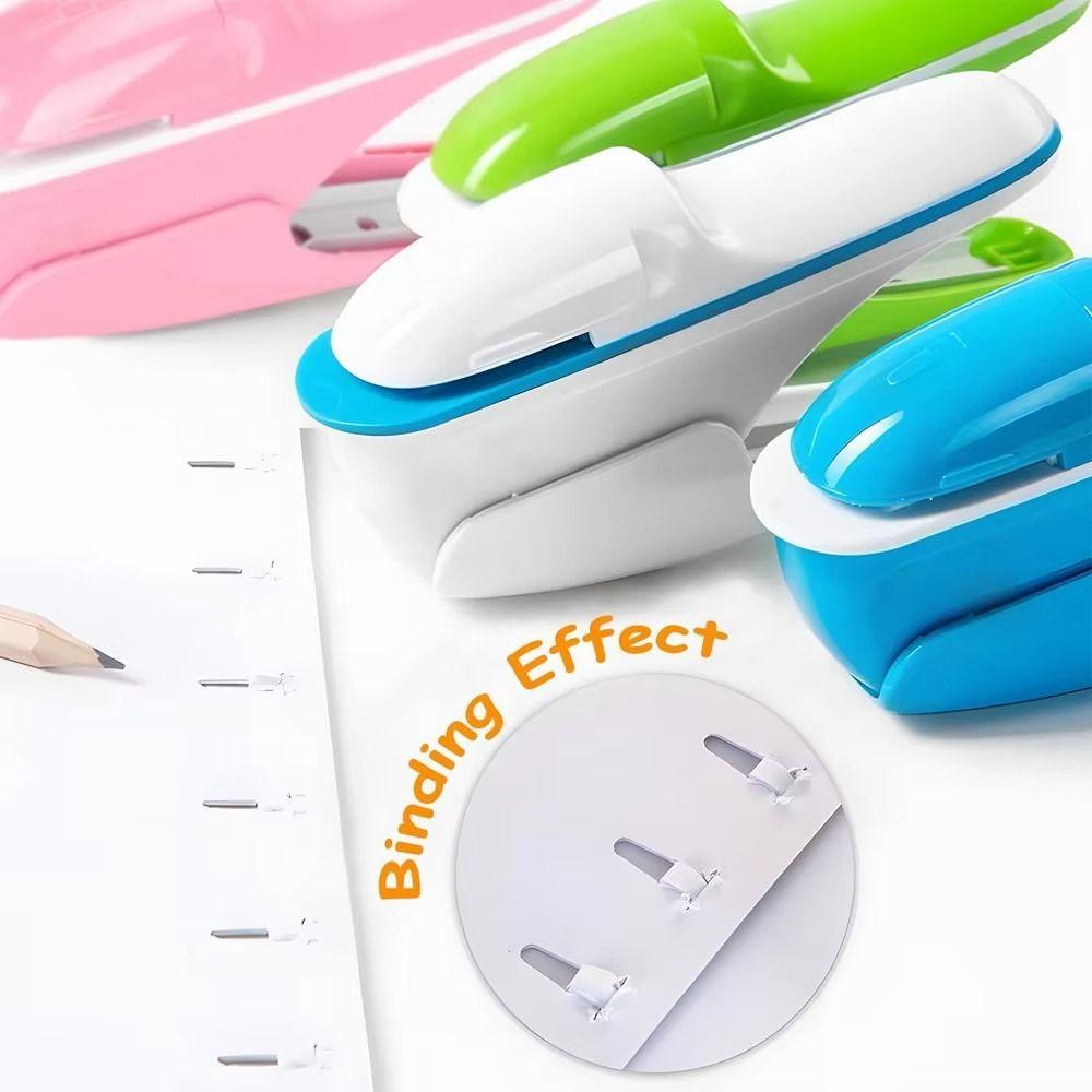 Handheld Document Binding Tool Safe No Nails Stapling Machine Ticket Paper Binding