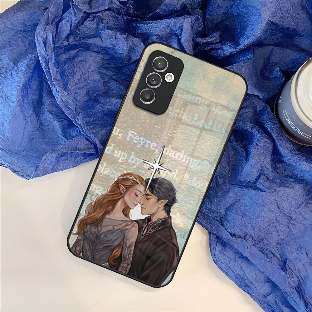Чехол для телефона Acotar A Court of Mist and Fury для Samsung Galaxy S26 S25 S24 S30 S21 S23 S20 S22 Fe Pro Edge Ultra Plus стеклянный Чехол