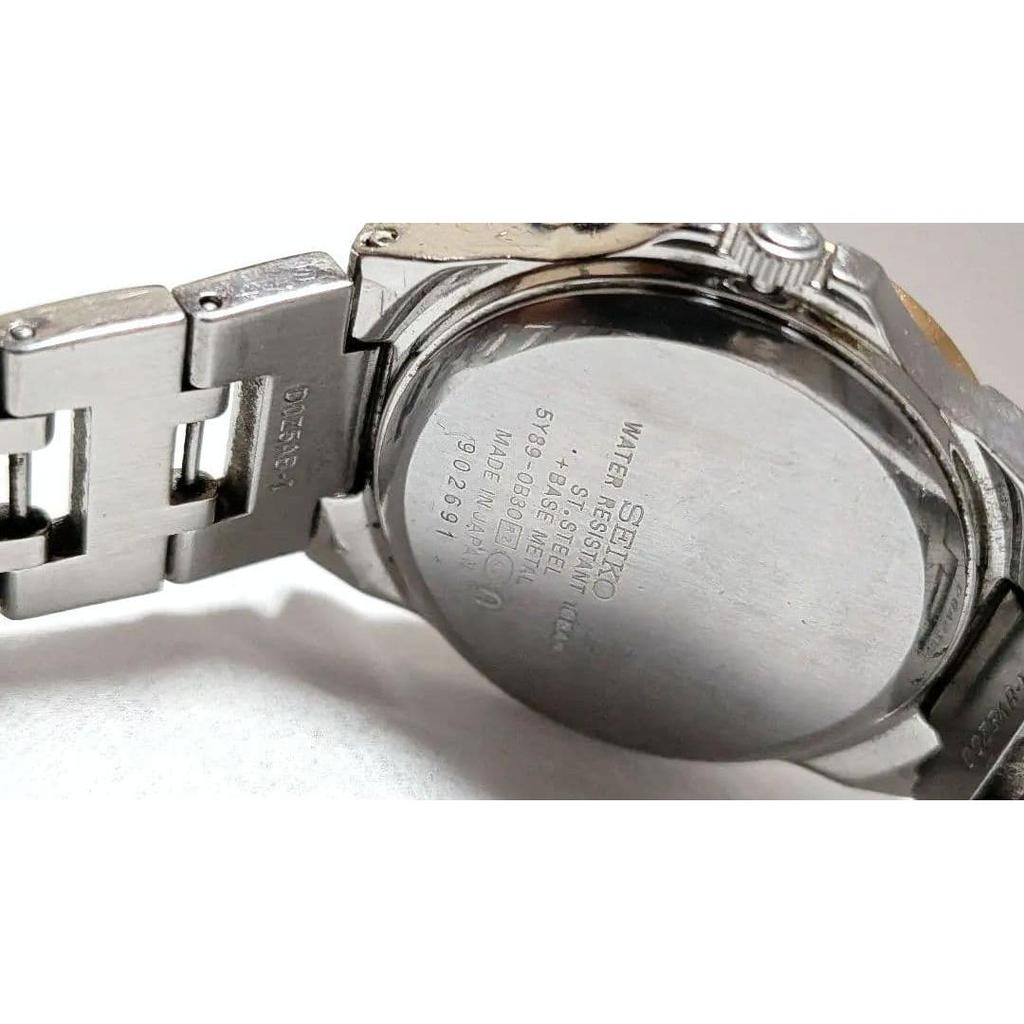 Б/у SEIKO LUKIA 5Y89-0B30 День-Дата Женские Ранняя Модель