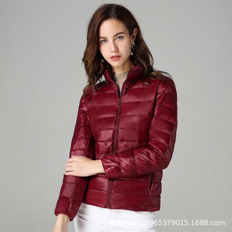 Down Jacket Women's Short Lightweight Thick Warm Slim Fashionable Jacket