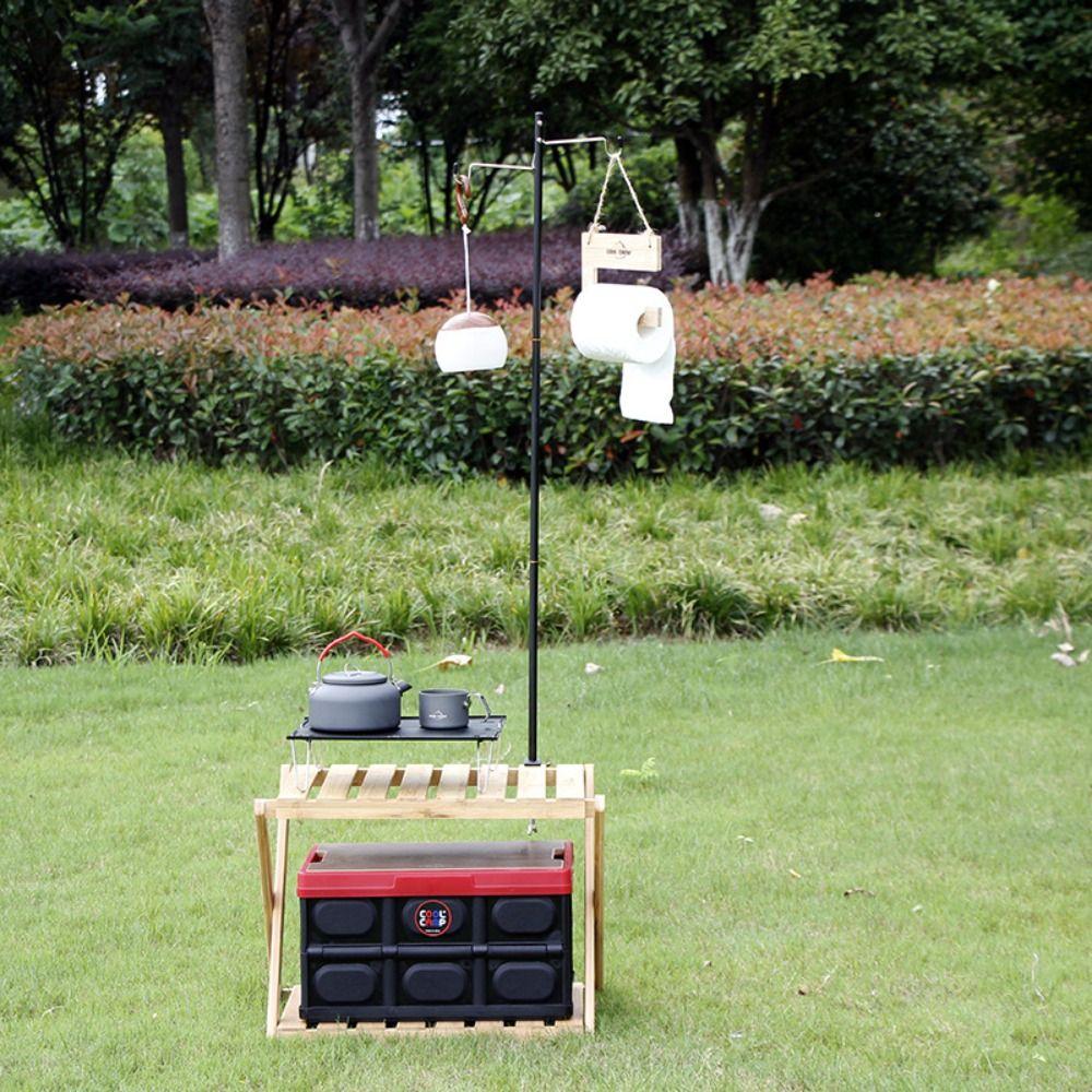 Lamp Post Pole Light Holder Foldable Lantern Stand Fishing Light Pole Camping Post Pole Lamp Pole