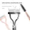 Eyelash Curler and Ultra-Fine Steel Comb for Long-Lasting Curl and Separation