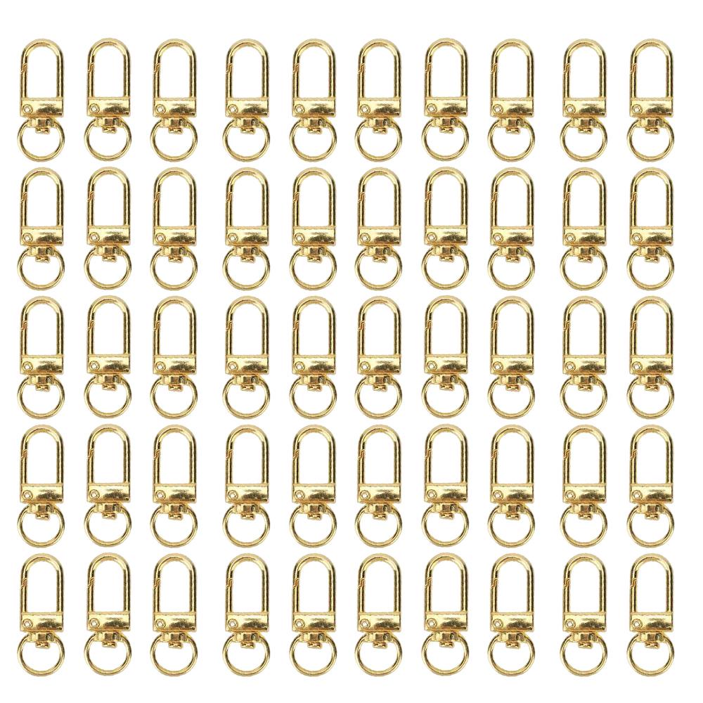 3cm Alloy Latch Handbag Hardware: Electroplated Door-Type Buckle Hook & Keychain