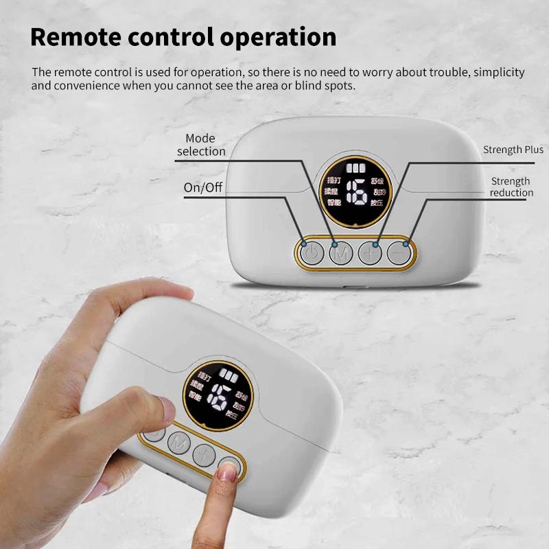 Электрический массажер для шеи тела Массаж шеи EMS Патч для массажа шейных позвонков для облегчения мышечной боли ЖК-стимулятор Облегчение боли