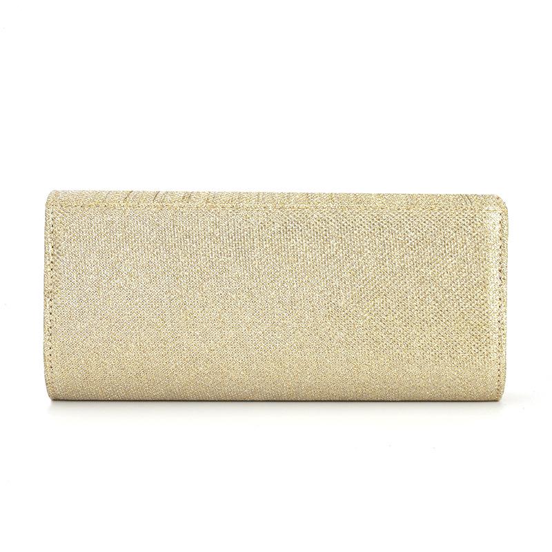 Женский плиссированный вечерний клатч: Цепочная сумка кроссбоди для вечеринок и косметичка для свадебного макияжа