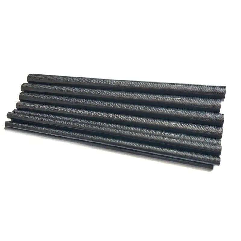 2pcs 500mm Carbon Fiber Tube Glossy Surface High Quality Round Multi Size Carbon Fiber Pipe For RC Model Airplane
