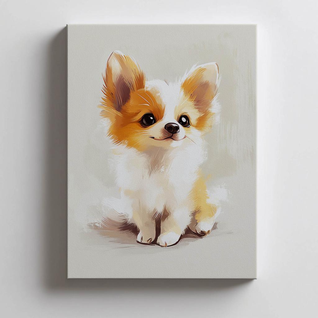 Uroczy Corgi - Plakat Dla Dzieci Uroczy Corgi - Plakat Dla Dzieci, 30X40 Cm, Bez Ramy, Papier Matowy 230 Gsm