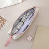Soft Hair Dryer Storage Bag Heart-shaped with Handle Hair Dryer Carrying Case Heat Resistant PU Leather Curler Storage Bag