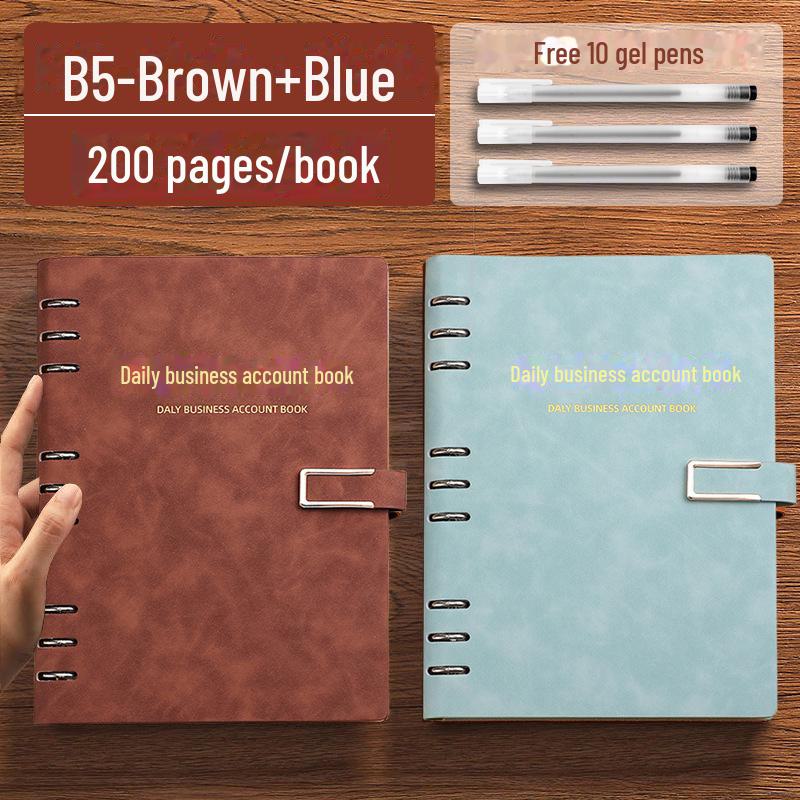 Ежедневный учет расходов B5. Книга учета с отрывными листами.