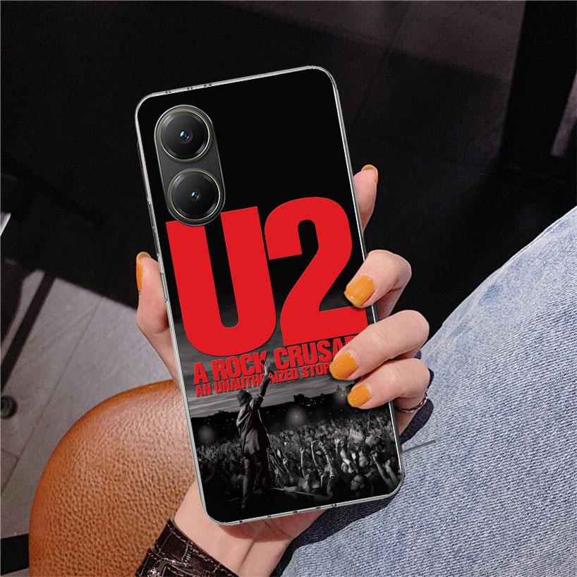 Band U-U2 Rock Phone Case For Xiaomi Poco X7 X6 X5 Pro F7 Ultra Redmi 15C 15 13C 13 12C 12 10 10A 10C 9 9A 9C 9T Cover Poco X7 X