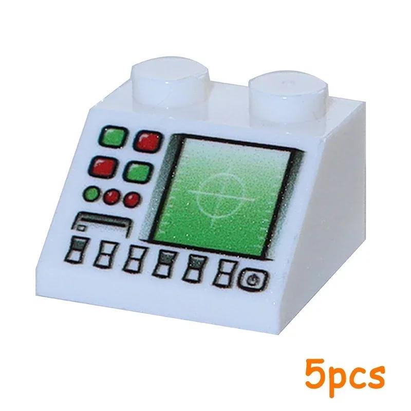 Non-Toxic Moc Printed Gauges Controls Center Radar Screen Keypad Letters Numbers Food Wood Grain Gold Silver Bricks Dollar Building Blocks