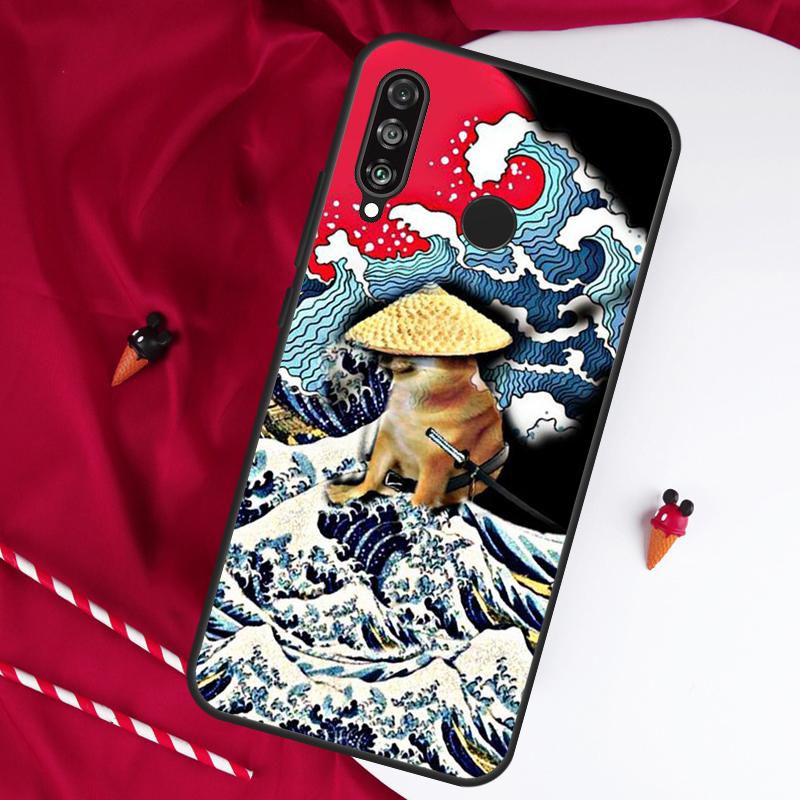 Чехол Doge Meme Cheems для Huawei Nova 12i 11i 8i 12s 9 10 SE Y90 Y60 Y70 Y72 Y61 Y91 P20 P30 P40 Lite P60 Pro
