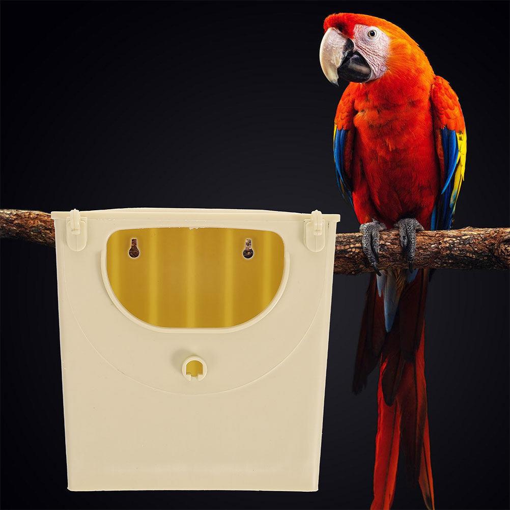 4Pcs Multifunctional Plastic Bird Breeding Box Nesting Incubation for Parakeets Finches Lovebirds Cockatiels Cage