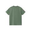 Carhartt WIP SS24 S/S Футболка с карманом и тканой графической этикеткой на переднем кармане Мужские футболки Зеленый I030434-1YF-XX