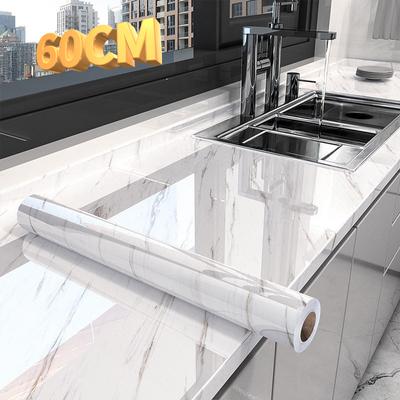 Мраморная кухонная маслостойкая пленка, плита, водонепроницаемые, влагостойкие, самоклеящиеся обои, столешница, ремонт шкафа, плитка, наклейка