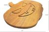 Halloween Cutting Board, Acacia Pumpkin Shaped Wood Cutting Boards, Serving Charcuterie Board with Handle