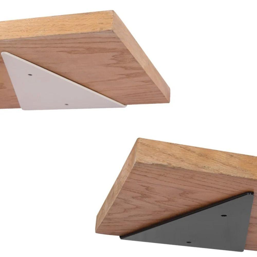 Floating Invisible Triangle Bracket Wall  Mount Shelf Brackets Triangle Bracket Support  Table