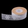 10 Yards Snowflake Printed Ribbon