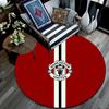 Manchester United2,Round Area Rug,Carpet Rug for Living Room Bedroom Sofa Playroom Decor,Non-slip Floor Mat