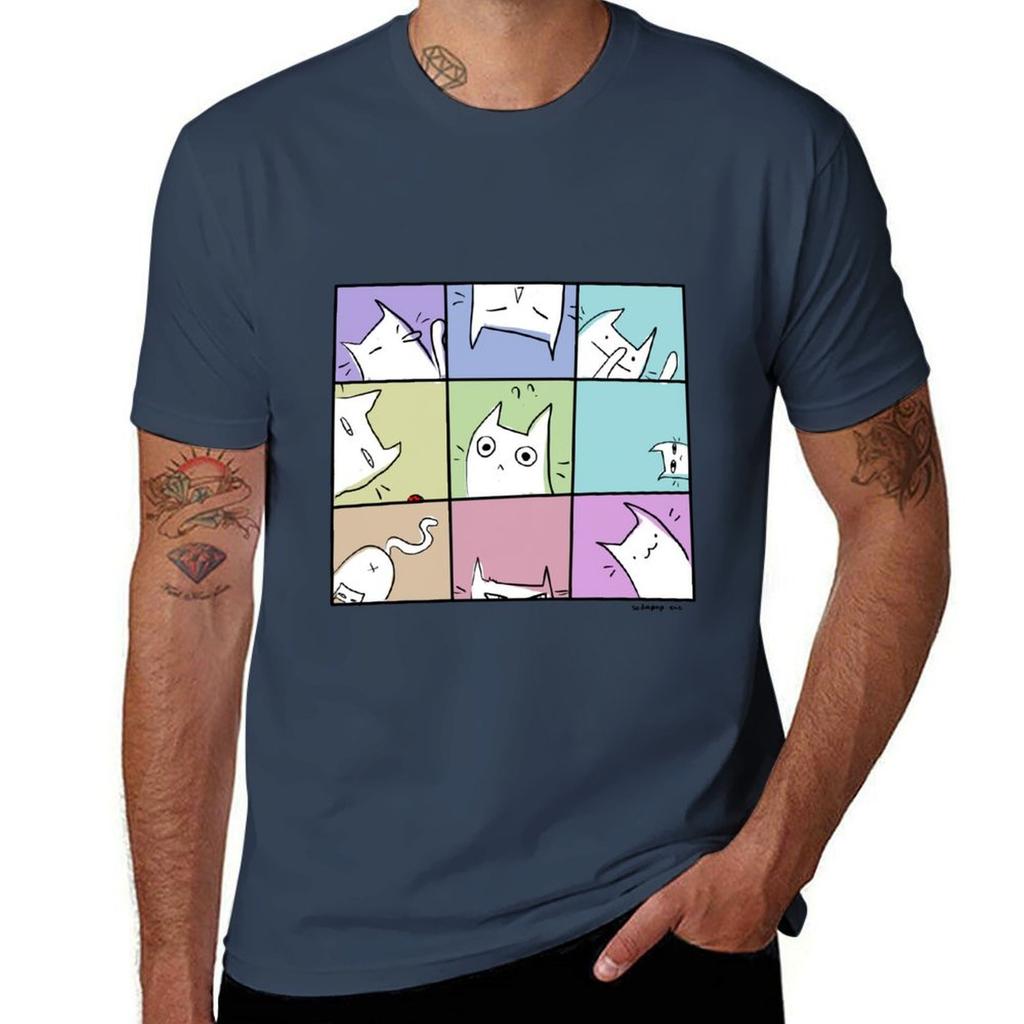 Cat Party Tshirt Heavy Duty Casual Work Tee Tshirt
