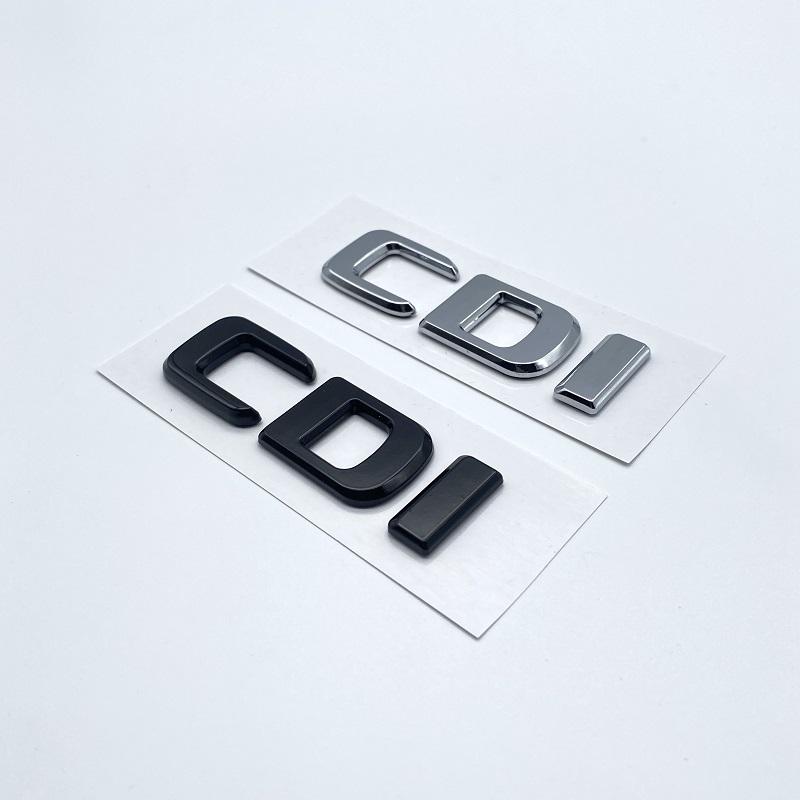 Буквы-эмблемы для Mercedes Benz CDI CGI TDI 4Matic, Стайлинг автомобиля, табличка с логотипом багажника, наклейка с логотипом, плоские шрифты, серебристый, глянцевый