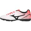 Potrero Wide Jr. Round Toe Lace-Up TF Non-Slip Wear-Resistant Breathable Low-Top Kids Soccer Shoes Kids Sneaker White Red P1GE189262