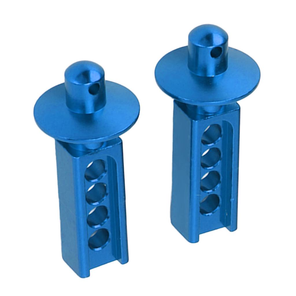 2Pcs Body Post Aluminium RC Upgrade Parts Accessories for Traxxas Mini E Revo Slash 1 16 Blue