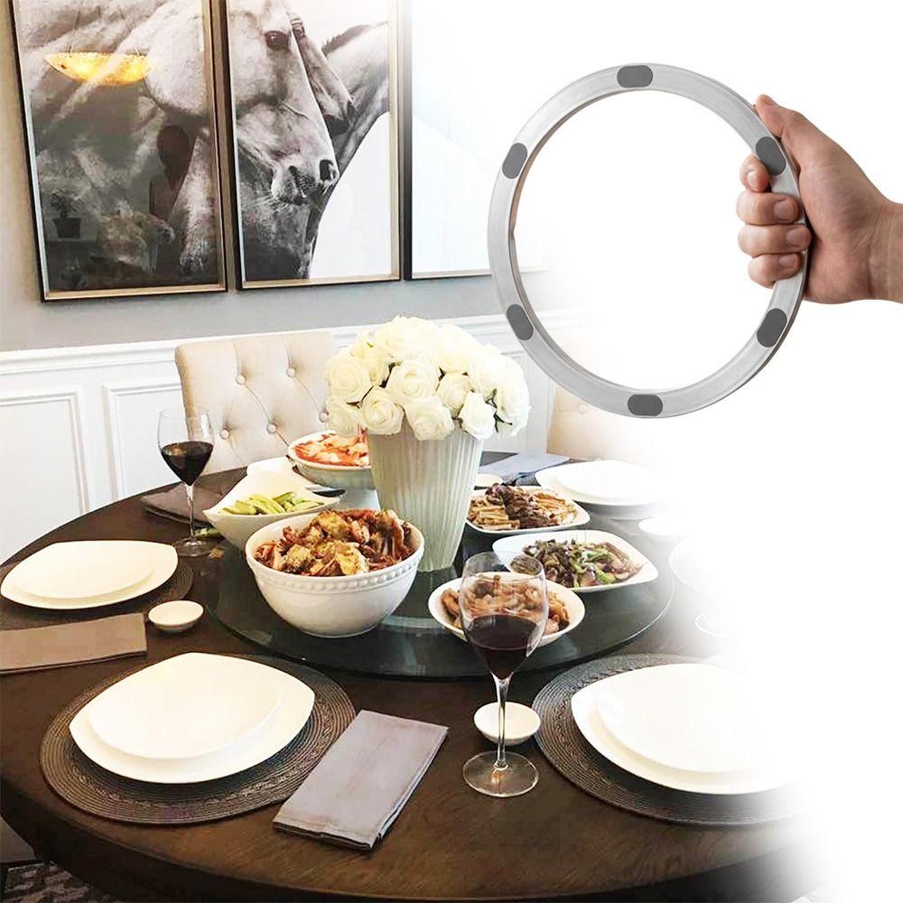 Heavy Duty Turntable Stand Aluminum Zinc Zinc Alloy Swivel Plate Stand Rotating Turntable Showcase Furniture