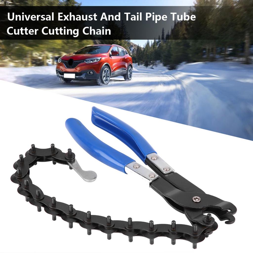 Universal Exhaust and Tail Pipe Tube Cut Off Tool Cutter Cutting Chain