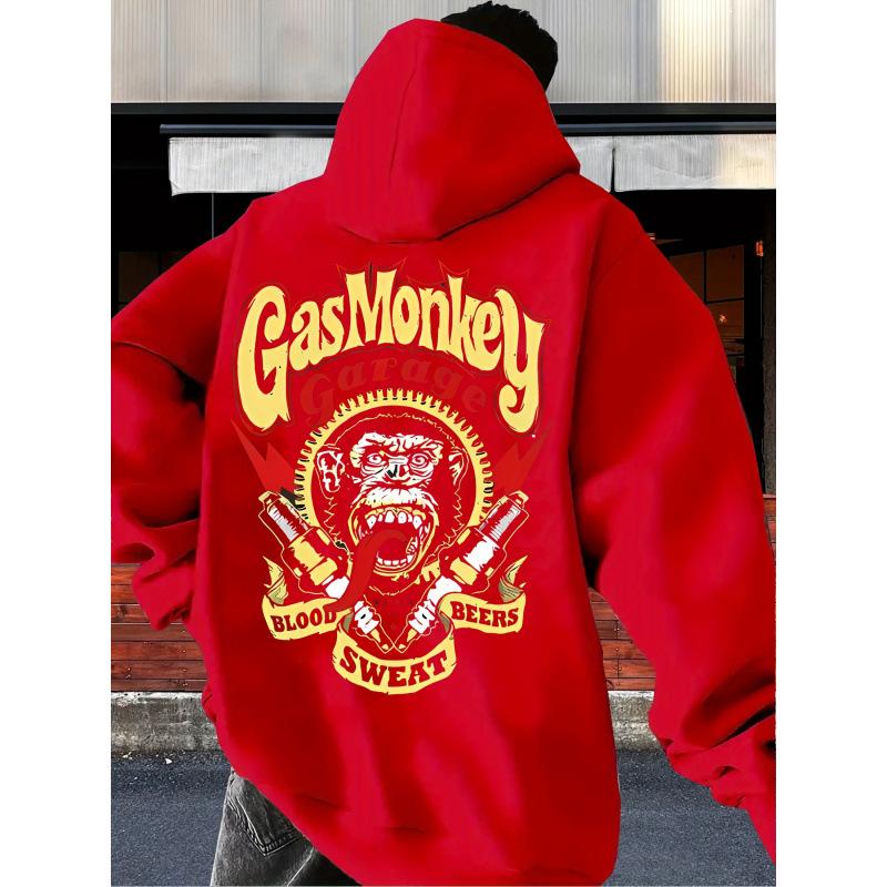 Мужская толстовка Gas Monkey Garage с карманом-кенгуру