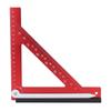 Carpenter Square Aluminum Alloy 90 Degree Multifunctional Rafter Square for Woodworking Projects