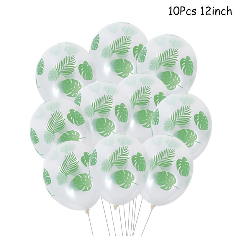 Украшения для гавайской вечеринки, гавайские пальмовые листья, баннер, гирлянда, луау, алоха, фламинго, летняя тропическая вечеринка, день рождения, свадьба, декор