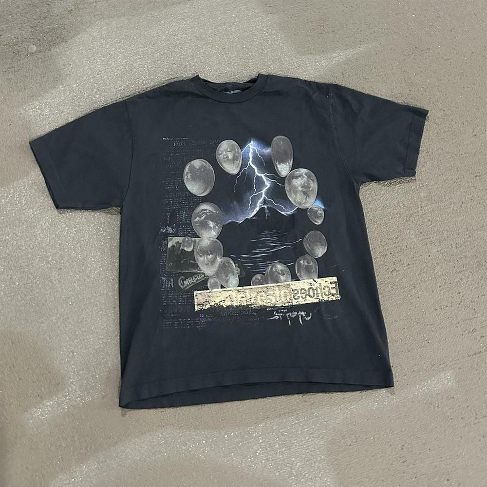 Двусторонняя футболка Travis Scott Utopia Circus Maximus Metlife 2024 9 и 10 октября S-5XL Унисекс