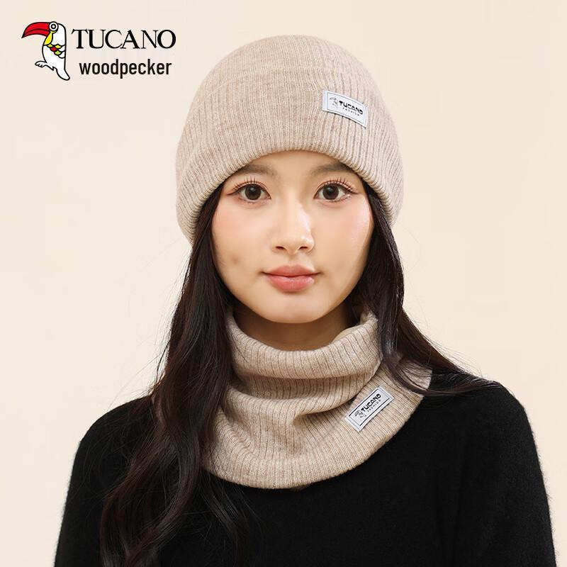 Woodpecker Winter Hat, Scarf & Gloves 3-Piece Set