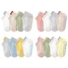 Summer Baby Sock for Boy Girl Fashion Simplicity Style Infant Ankle Sock Soft Cotton Mesh Thin Non-slip Floor Sock for Toddler