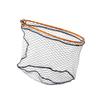 Ori Fishing Tackle Oval Flat Rubber Net, 55cm X 40cm, Landing Net (Orange)