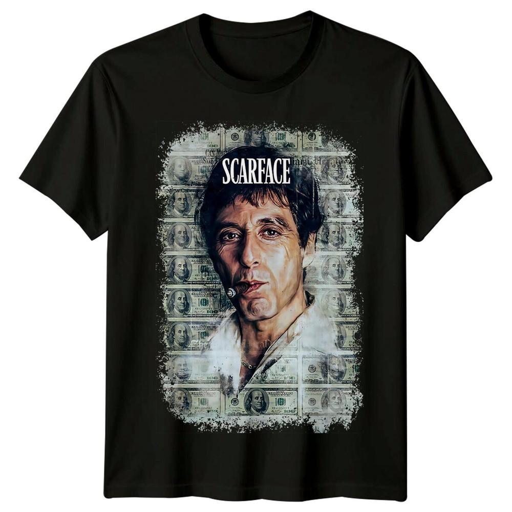 Scarface (1983) Movie Poster Inspired T-Shirt Retro 80s Tee Unisex Fans Gift