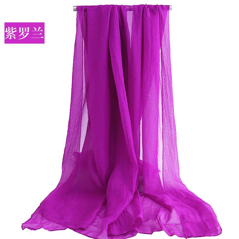 Spring/Summer New Women'S Silk Scarf 70 * 170cm Simulated Silk Twill Square Scarf Fashion Printed Large Square Scarf Professional Scarf
