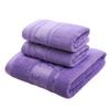 3pcs/Set Bamboo Bath Towels: 2pcs 35x75cm Hand & Face Towels + 1pcs 70x140cm Big Shower Towel - Daily Use Gift Towels Set