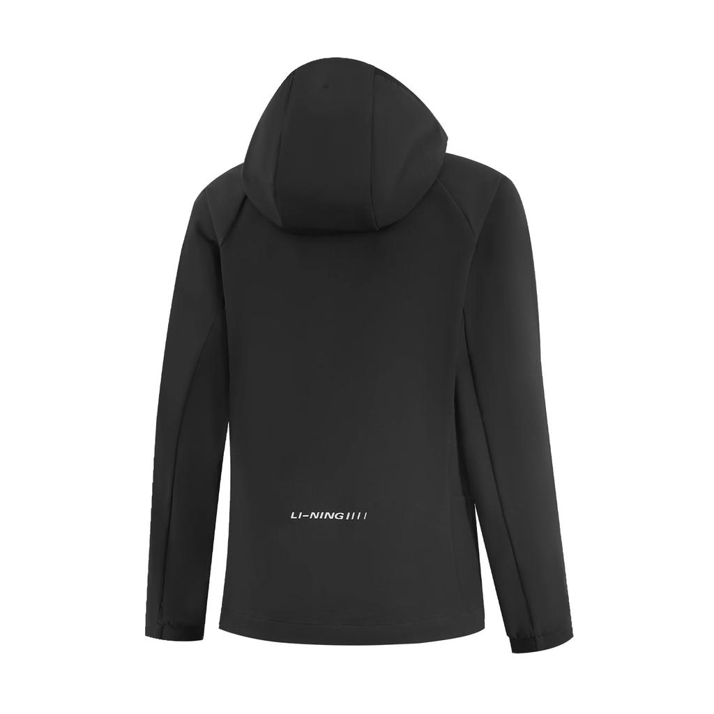 Li Ning Group Purchase Series Back Letter Hoodie Zipper Versatile Casual Sports Windbreaker Women Outerwear AFDVF92-1