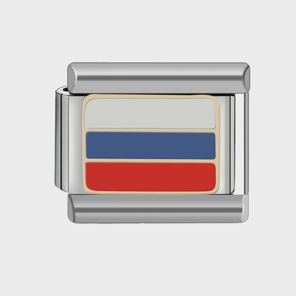 9MM Italian Charm Bracelet: Summer Flag Series DIY Fashion