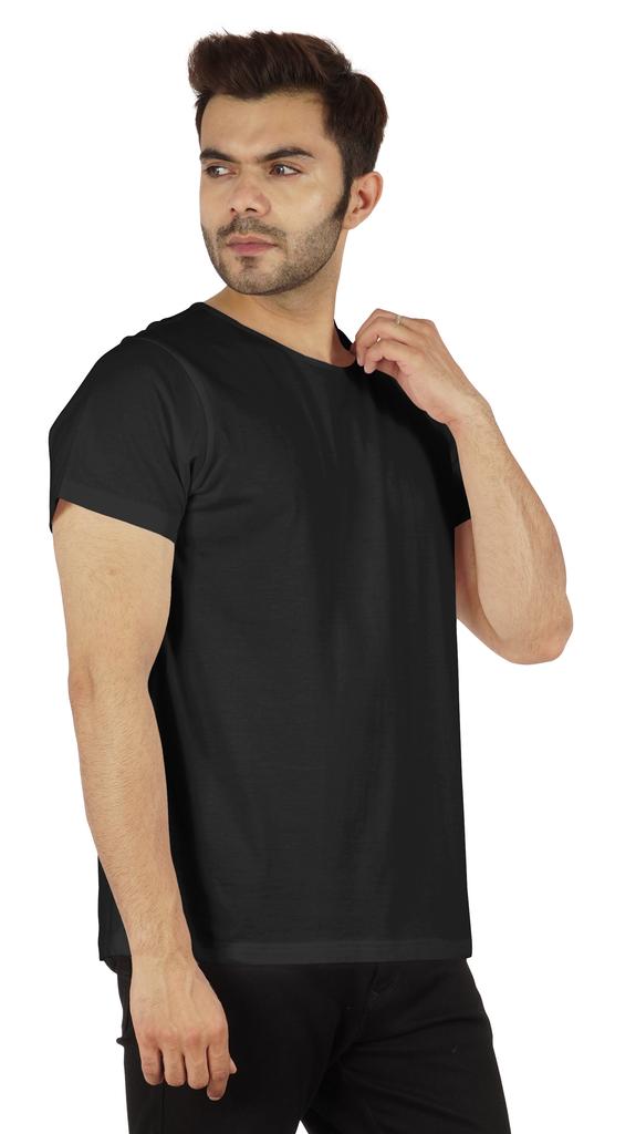 Inkmeso Футболка из хлопка с коротким рукавом, однотонная, мужская, свободного кроя, повседневная, летняя, базовая