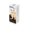 LVWIT T32 Brown Retro Filament Bulbs, E26 Base, 720LM, 6W (55W Equivalent), 2500K Warm White, Non-Dimmable, Pack of 4