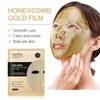 24k Gold Honeycomb Sheet Mask Moisturizes and Removes Wrinkles Honey Essence Delicate Skin Collagen Firming Skin