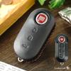 Кожаный чехол для ключа/смарт-ключа Chaya Fiat 500, Abarth 4C, Lancia 595, 695, Panda (fia@t-c) (красный)