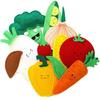 Mom's Board Felt Magnet Vegetables with Expressions, Korean Popular Puzzles