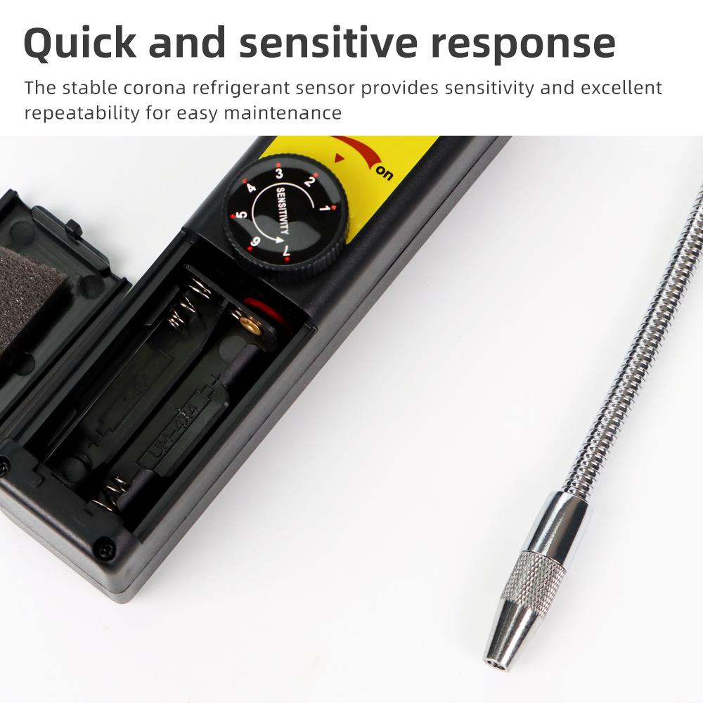 WJL-6000 Галогенный течеискатель R22a R410A R134A R4047A MP39 Детектор газа Анализатор фреона Тестер хладагента для кондиционирования воздуха